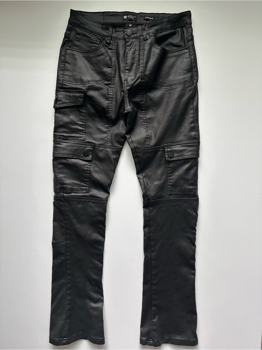 WAIMEA Stacked Fit Black Pants